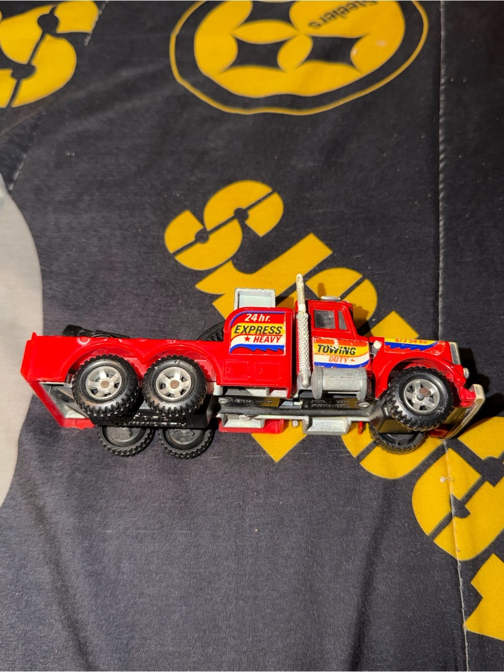 Majorette Kenworth Tow Truck Vehicle Toy Collectible Classic As Is Used Vintage.